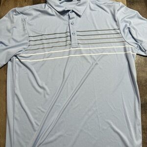 Men's Travis Mathew Light Blue Polo Shirt L